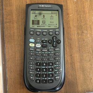 Texas instrument TI-89 calculator.  My son used it for one school year.